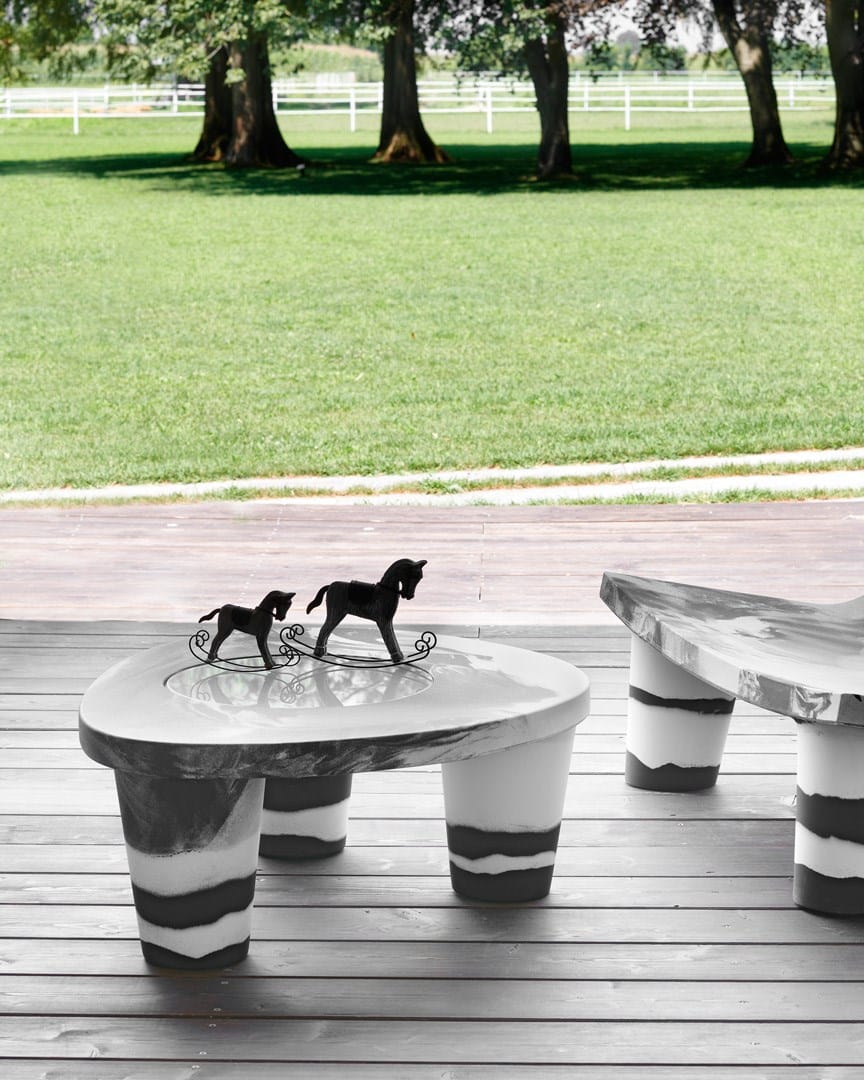 Журнальный столик из полиэтилена SLIDE Low Lita ARCH-00153123 - Вид №4