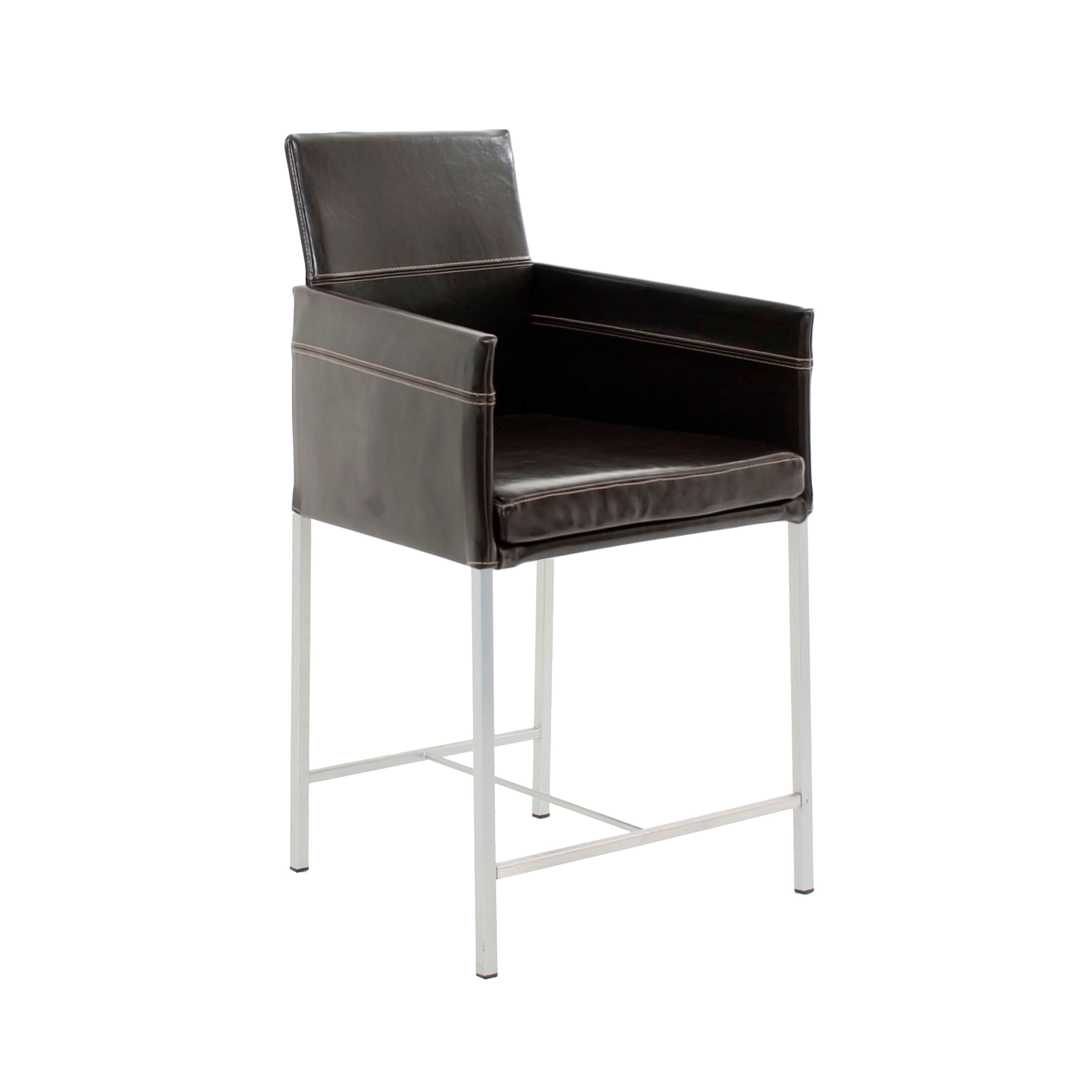 Мягкий барный стул с подлокотниками KFF Texas Flat ARCH-00092558 - Вид №1