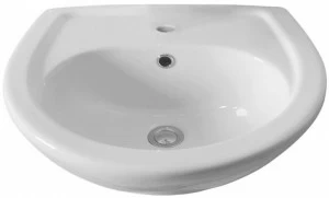 Подвесная раковина настенная овальная Olympia Ceramica RUBINO белая