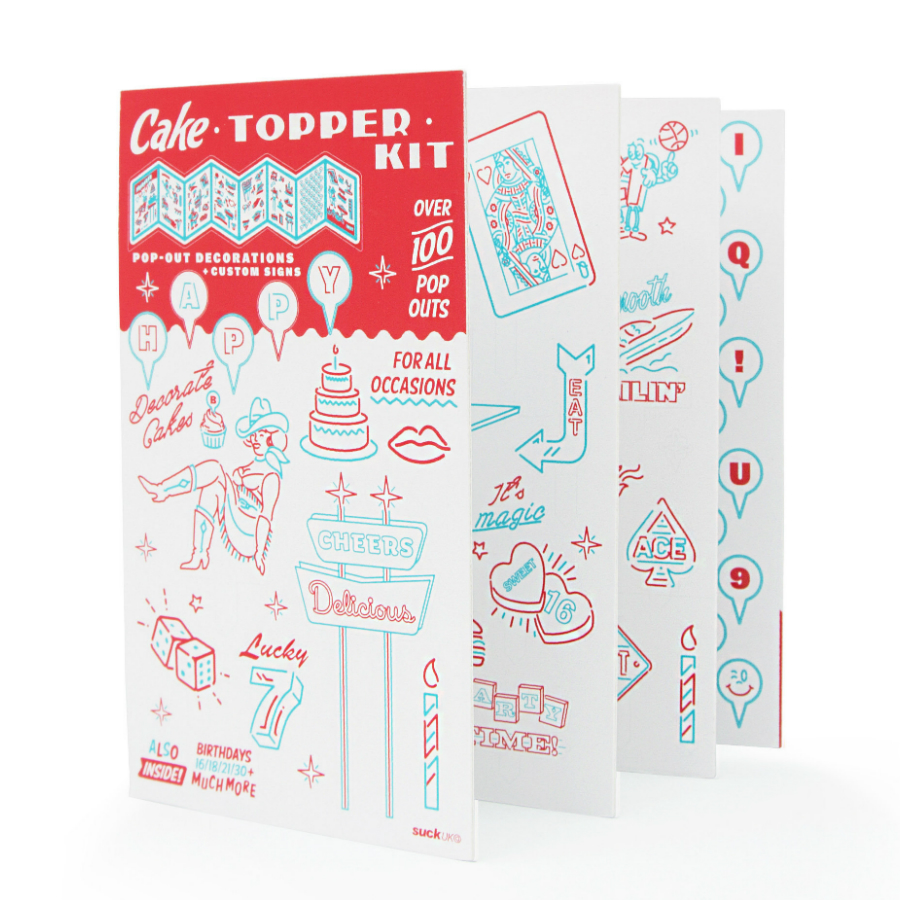 SK TOPPERKIT1 Набор украшений для торта kit Suck UK  - Вид №6