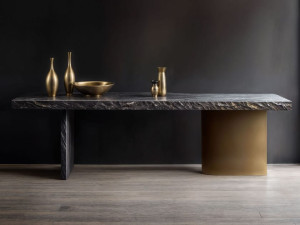 Прямоугольная мраморная консоль