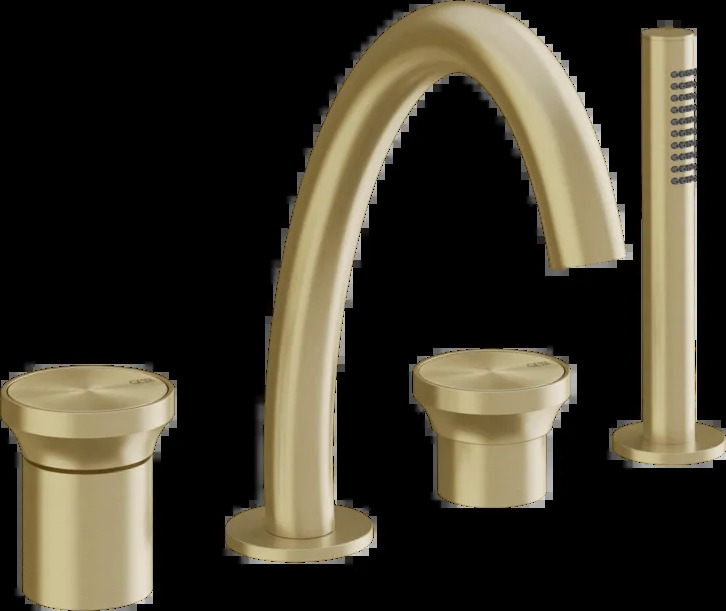 Смеситель для ванны 66037 727 Gessi Origini ЛАТУНЬ МАТОВАЯ PVD