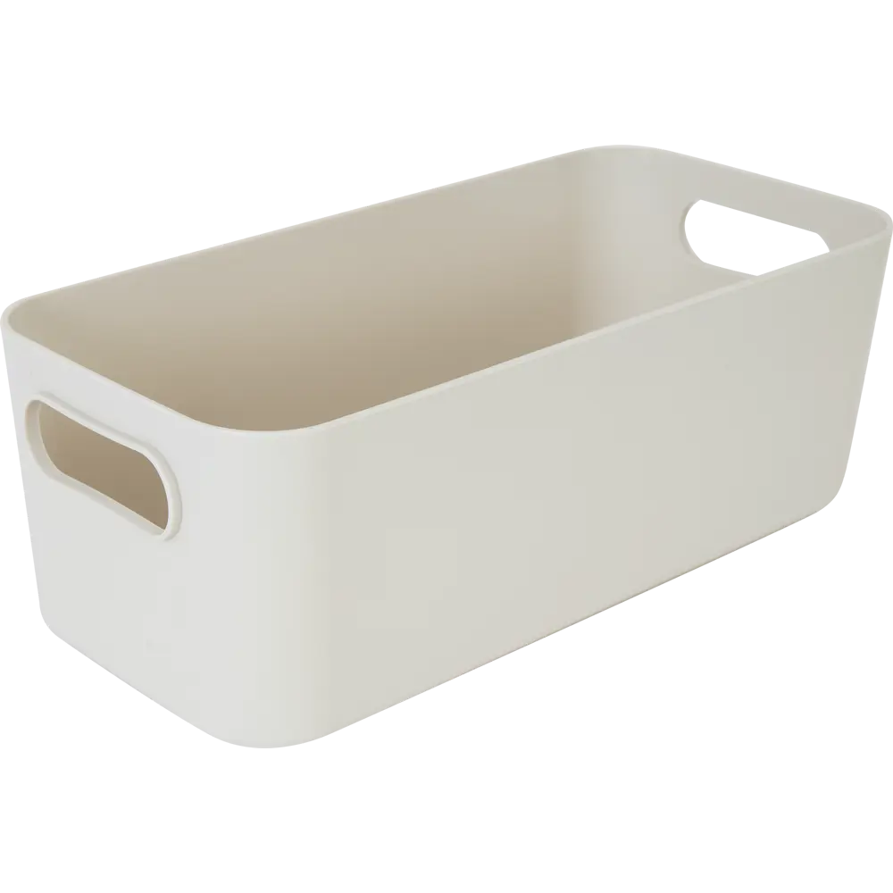 Корзина для хранения 28x13.5x10 см полипропилен цвет кремовый Santreyd STLM-2069692 - Вид №1