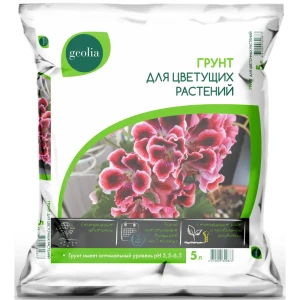 Грунт Geolia для цветущих растений 5л 85473681 STLM-2118296