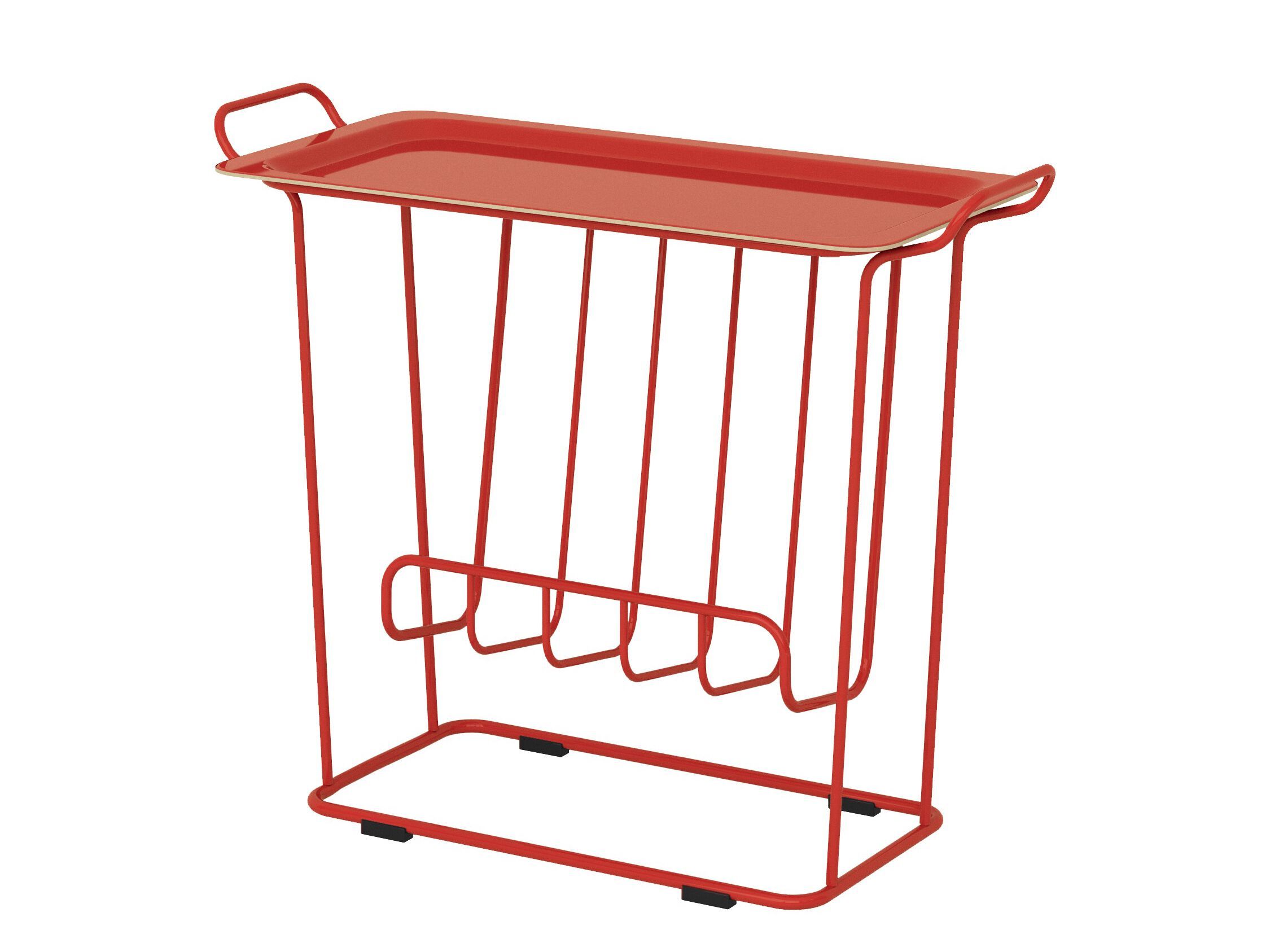 Окрашенный металлический журнальный столик с подносом Maze Classic ARCH-00060254 - Вид №1