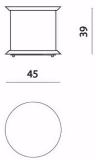 MissoniHome Низкий круглый журнальный столик из кедра sun-id-1447325 - Вид №5