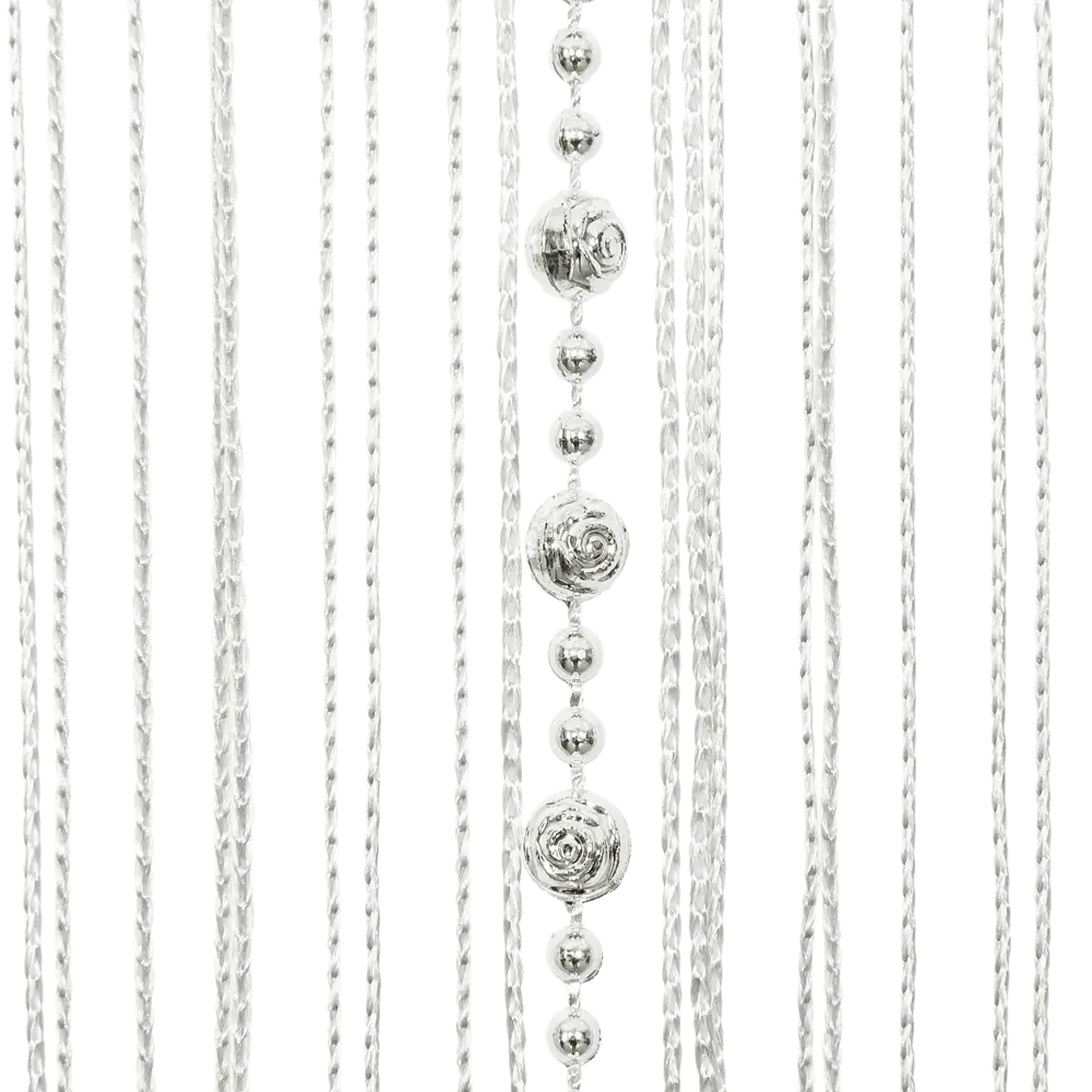 Штора нитяная «Шар» 150x280 см однотон цвет белый INSPIRE STLM-2045929 - Вид №2