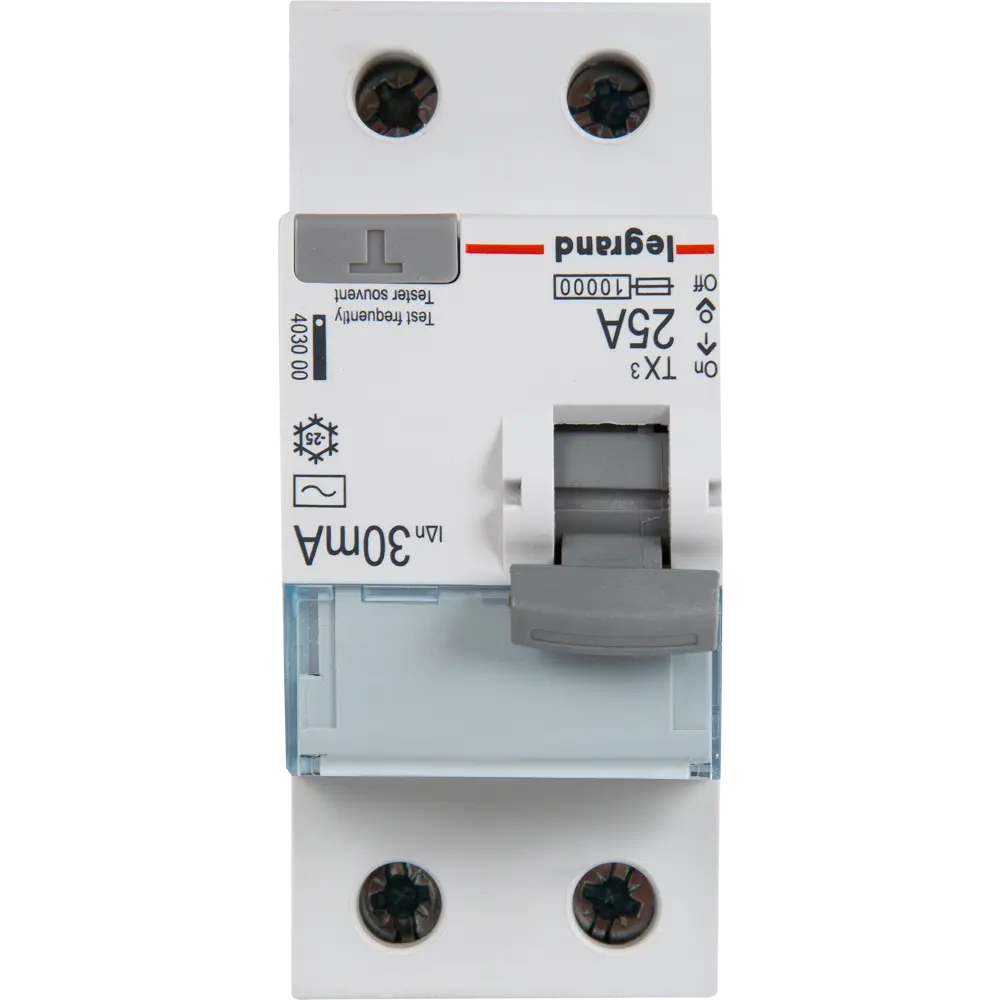 УЗО Legrand TX3 1P N 25 А 30 мА 10 кА AC 403000 STLM-2086499 - Вид №1