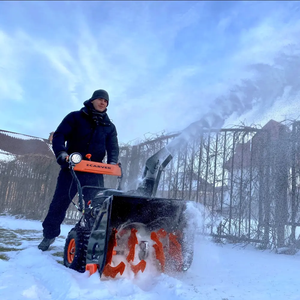 Снегоуборщик бензиновый CARVER STG 6561EL  61 см 7 л.с STLM-2023517 - Вид №7