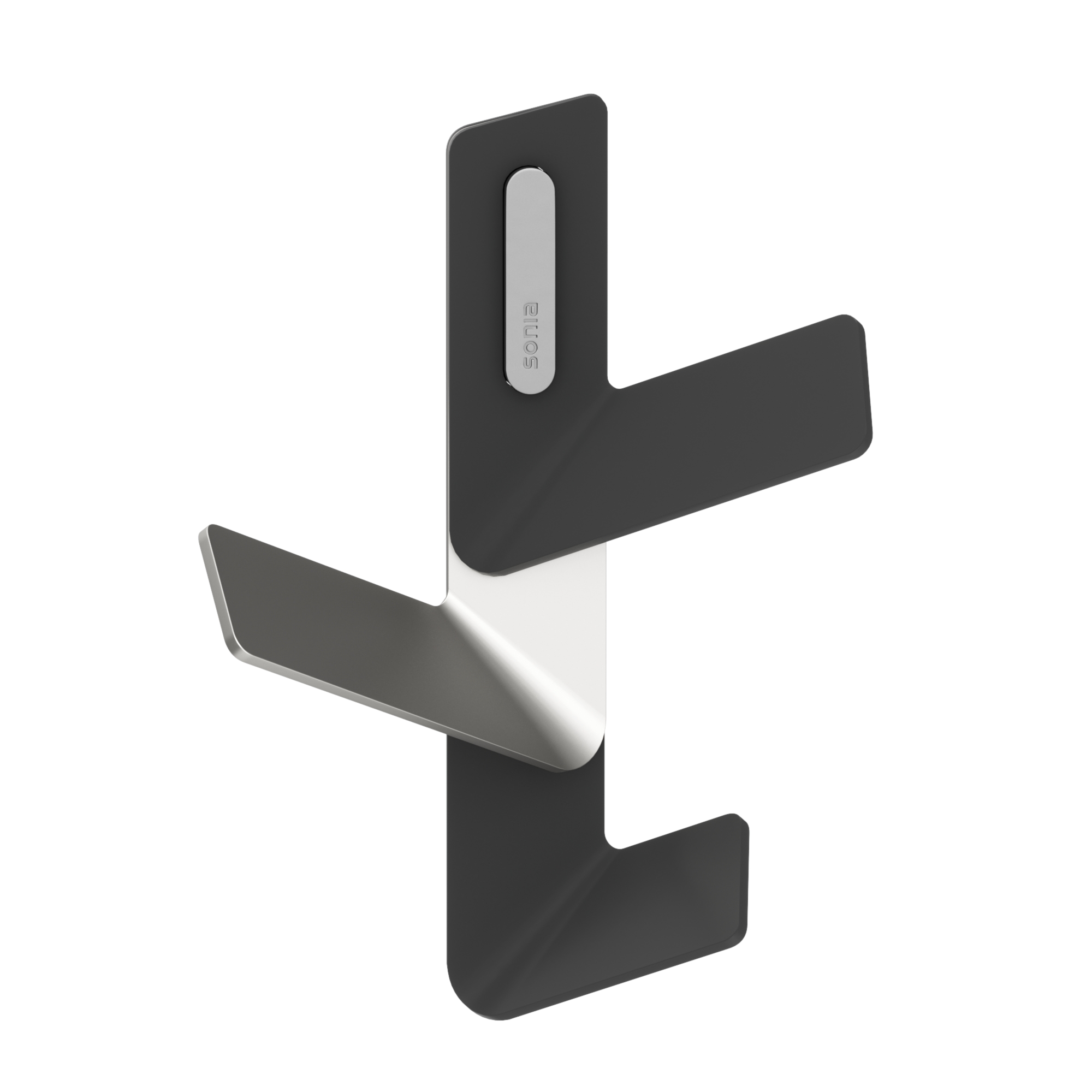 188505 Тройной крючок 21 см цвет Черный/Серый Sonia FLAMA Испания