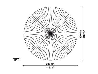 Круглый шерстяной ковер B&B Italia ARCH-00075271 - Вид №2