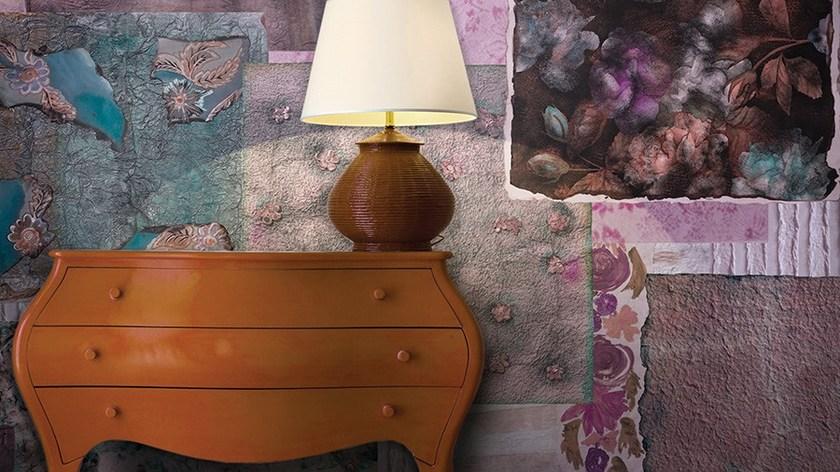 GLAMORA Виниловые обои с цветочными мотивами Stripes & squares sun-id-1470579 - Вид №2