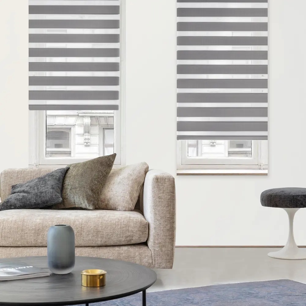 Штора рулонная день-ночь Silver 60x160 см серая Santreyd Д/Н SILVER STLM-2077727 - Вид №2