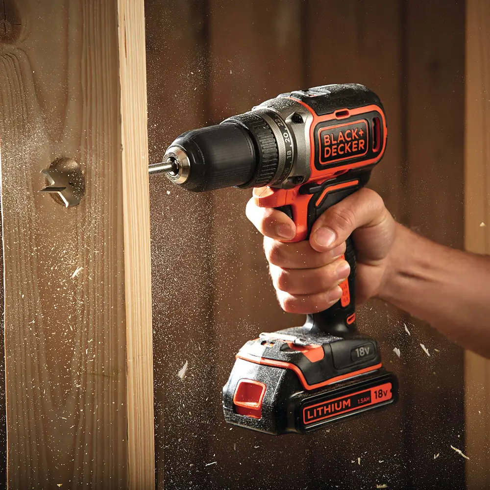 Дрель-шуруповерт аккумуляторная бесщеточная Black&Decker BL186N-XJ, 18 В без АКБ и ЗУ BLACK + DECKER STLM-2113075 - Вид №9