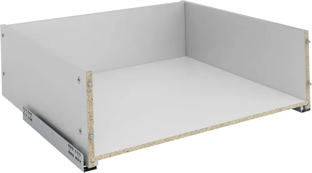 Выдвижной ящик DELINIA ID с системой плавного закрывания, серый 86138591