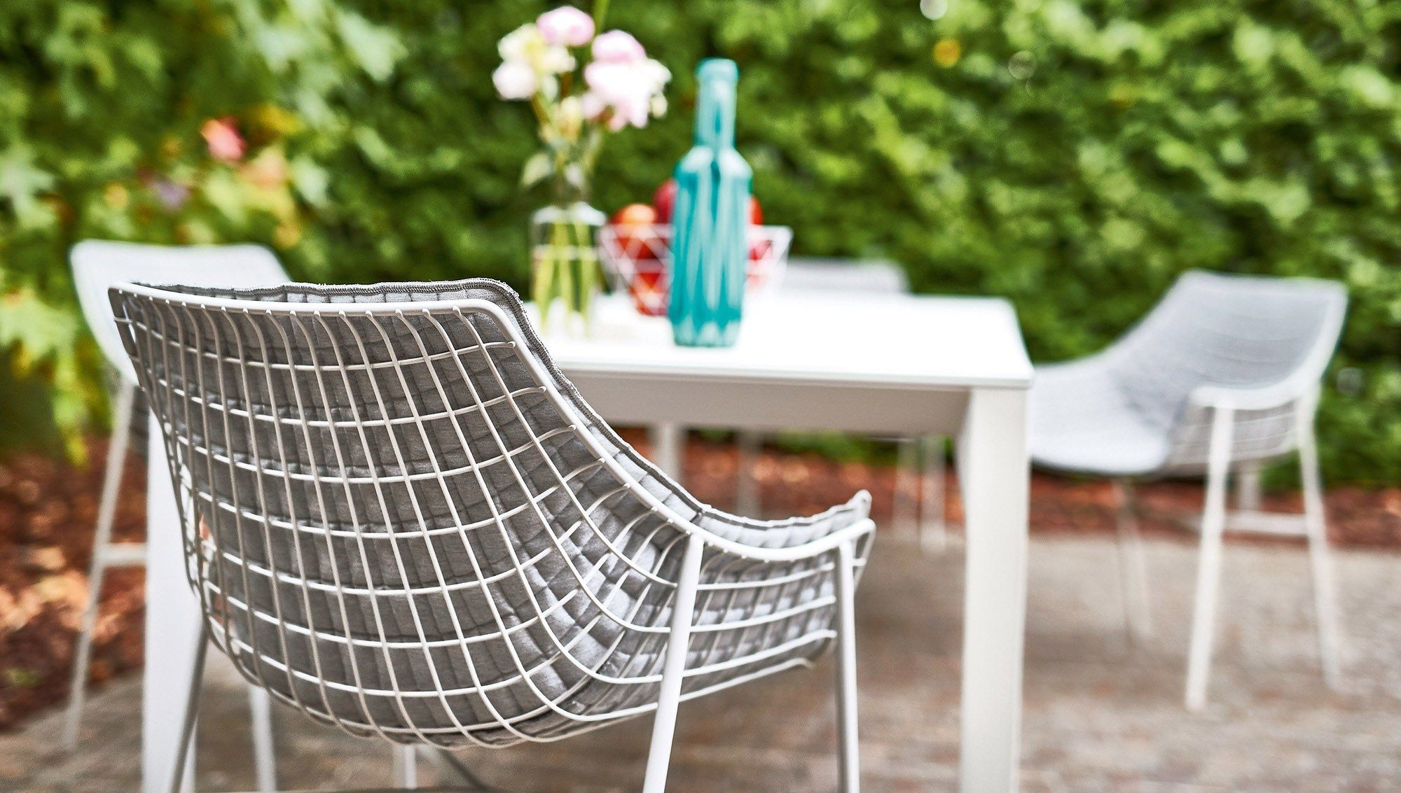 Стальной садовый стул с подлокотниками Varaschin Summer Set ARCH-00135520 - Вид №3