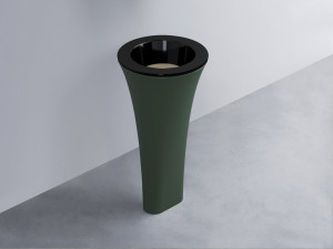 AMLA45-N+AMPILT-AV+AMCOLT-MU Раковина Amedeo Tondo отдельностоящая cielo Enjoy + Amedeo