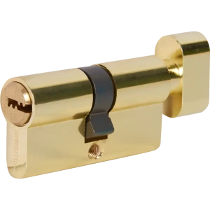 Цилиндр перфорированный Al 60 C T01 PB ключ-вертушка, золото 14252436 STLM-2048357