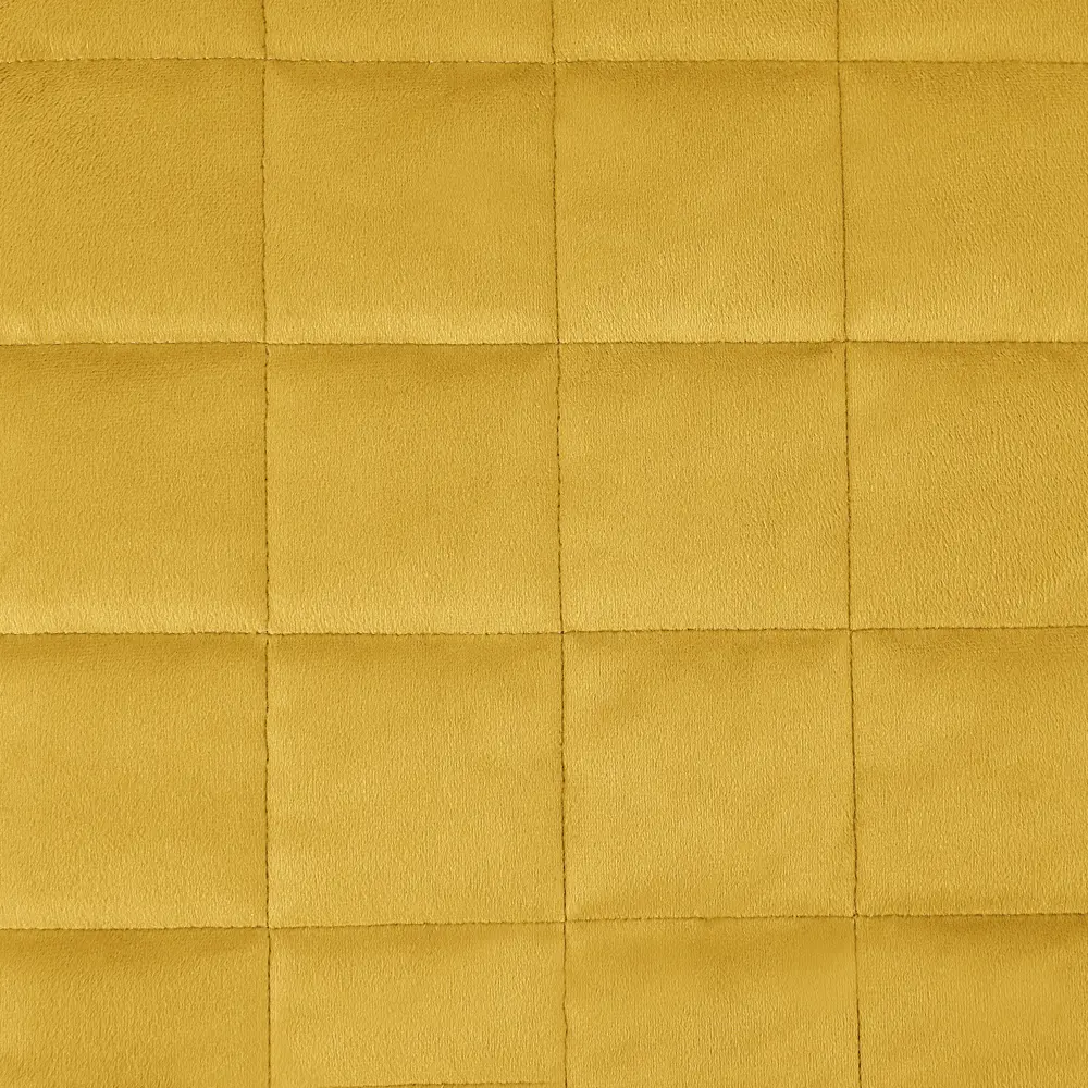 Покрывало KREAFORTA Etna 220x240 см велюр цвет горчица STLM-2063126 - Вид №1