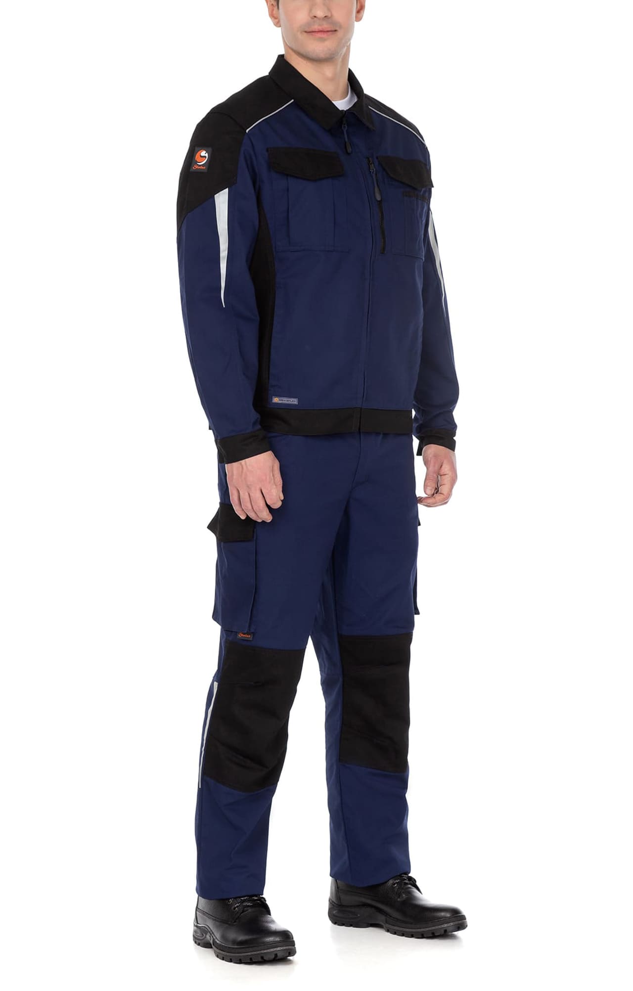 70043 Костюм  NEW темно-синий с черным STATUS  Летняя спецодежда  размер 48-50/182-188  - Вид №15