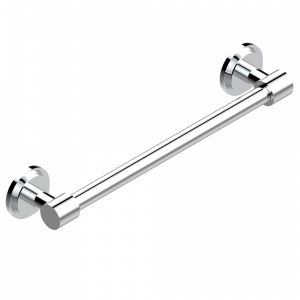 G2I-520/30 Полотенцедержатель одинарный - фиксированная рейка 30 см, Ø 20 мм Thg-paris Le 9 Nero Marquina Хром