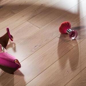 Массивная доска Parketoff Классика Беленый Дуб (Гладкая) 900х125 мм.