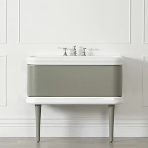 Тумба для ванной с раковиной Lario 100 LAR-N-100-SG-IO