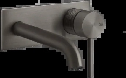 Смеситель для умывальника 54384 707 Gessi Gessi316 ЧЕРНЫЙ МЕТАЛЛ BR. PVD