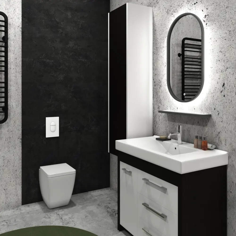 Зеркало Santreyd Image с LED-подсветкой и полкой для ванной 82504946 STLM-0028840 - Вид №7