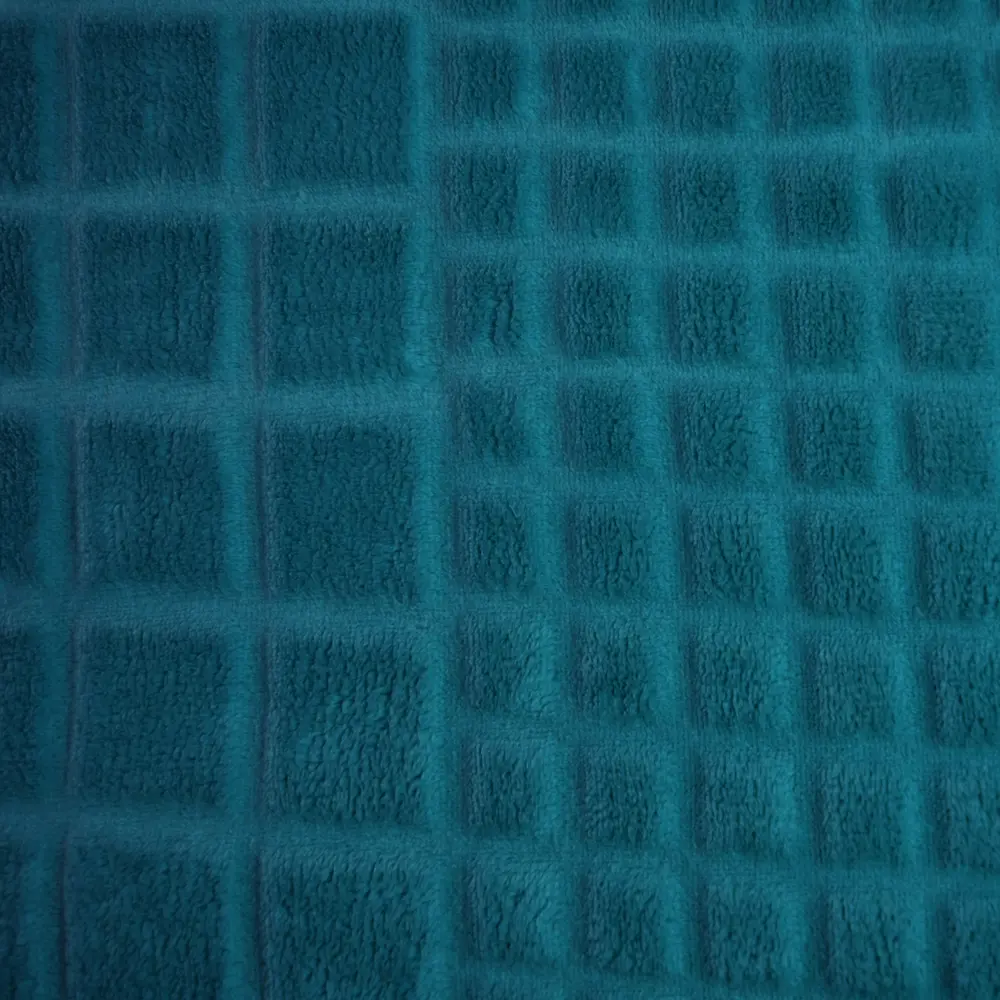 Плед Cuatro 200x220 см микрофибра цвет бирюзовый Santreyd STLM-2145065 - Вид №1