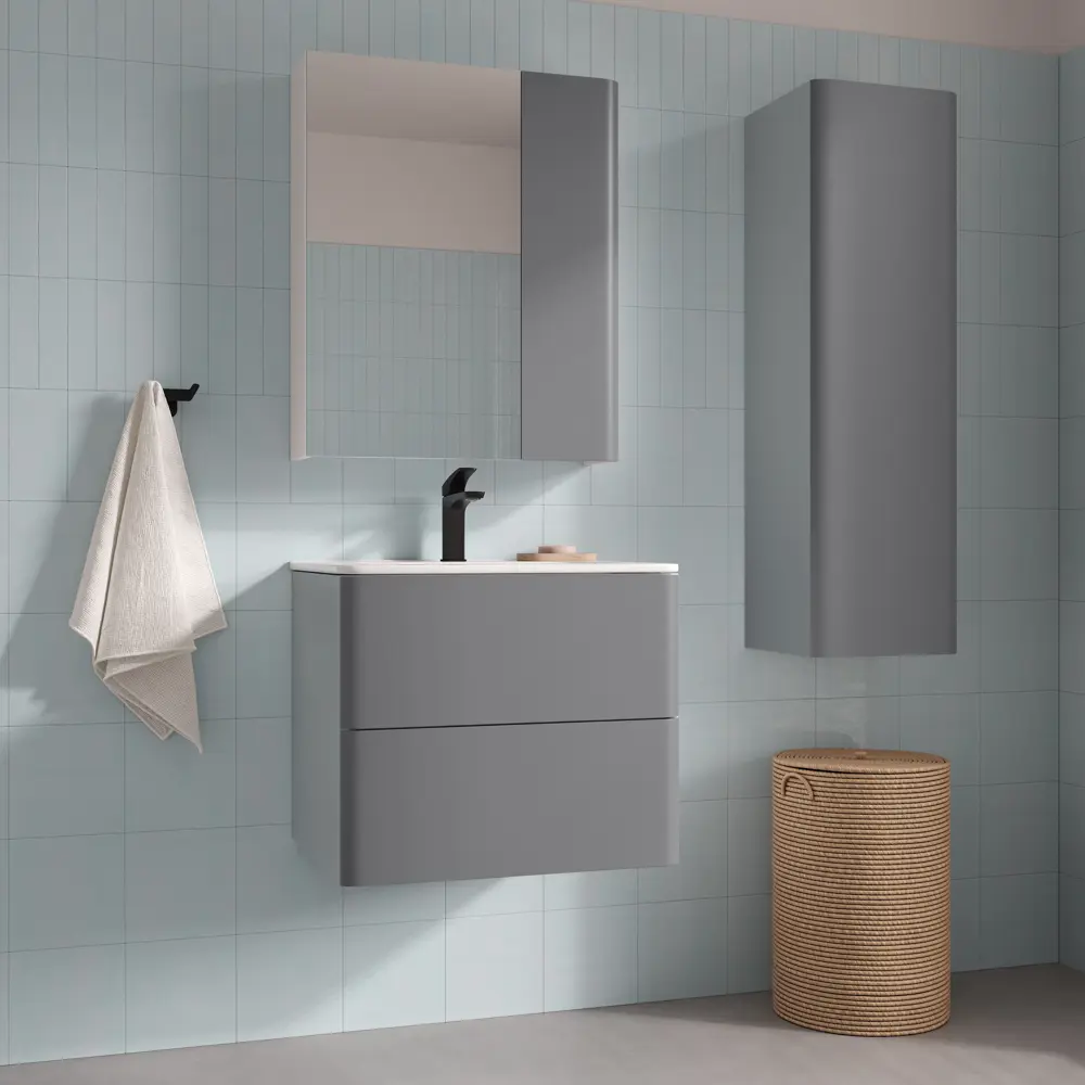 Корпус тумбы подвесной Iddis Lahta LAH60G0i95 50x58.2x43.3 см цвет серый STLM-2008771 - Вид №6