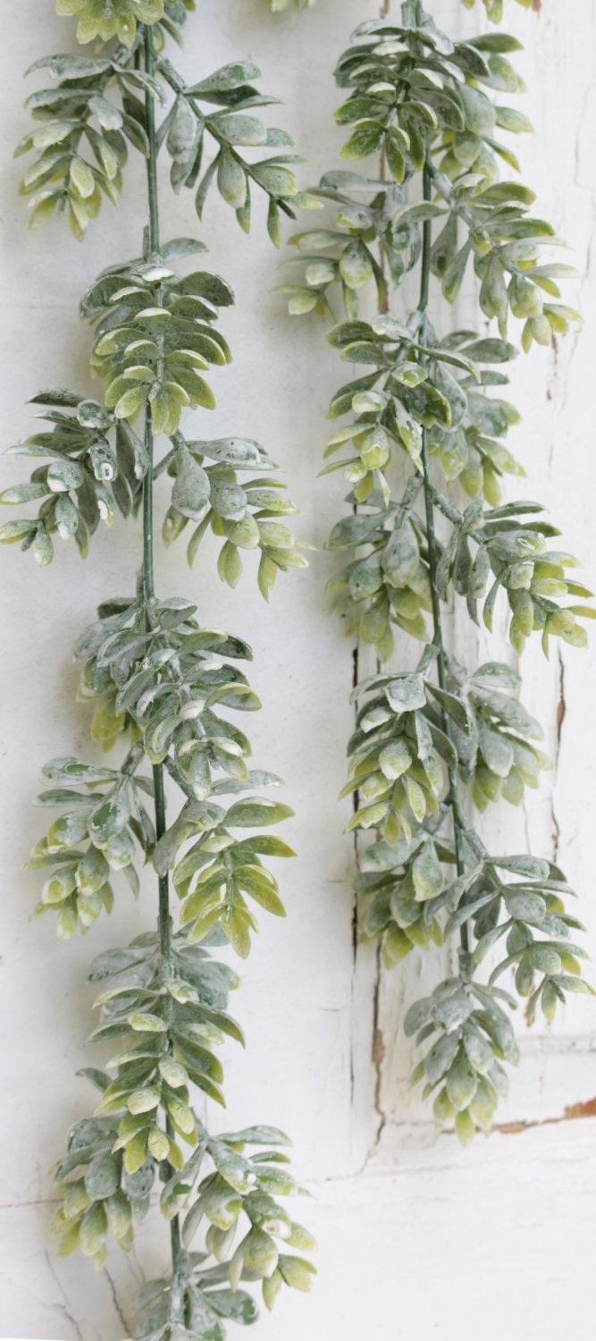 1151 807 a3 Вешалка для хмеля искусственная, 70 см, зелено-белая H-andreas  - Вид №1