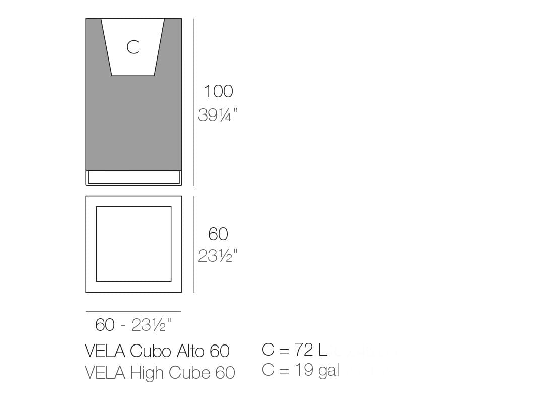 Сеялка из полиэтилена Vondom ARCH-00144361 - Вид №12