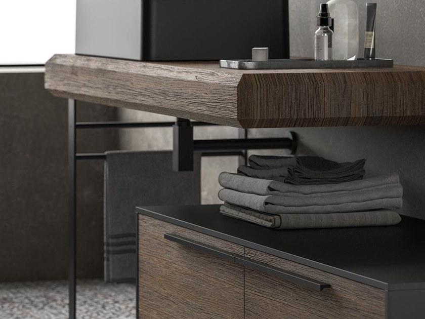 LEGNOBAGNO Тумба под умывальник одинарная с зеркалом Life sun-id-1377112 - Вид №3