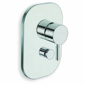 CRIPM649 Смеситель для ванны / душа скрытого монтажа в сборе с переключателем на 2 отверстия и накладкой из АБС Cristina Rubinetterie