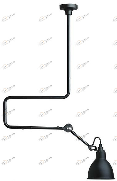 DCW éditions Регулируемый стальной потолочный светильник с гибким кронштейном Lampe gras sun-id-1363999