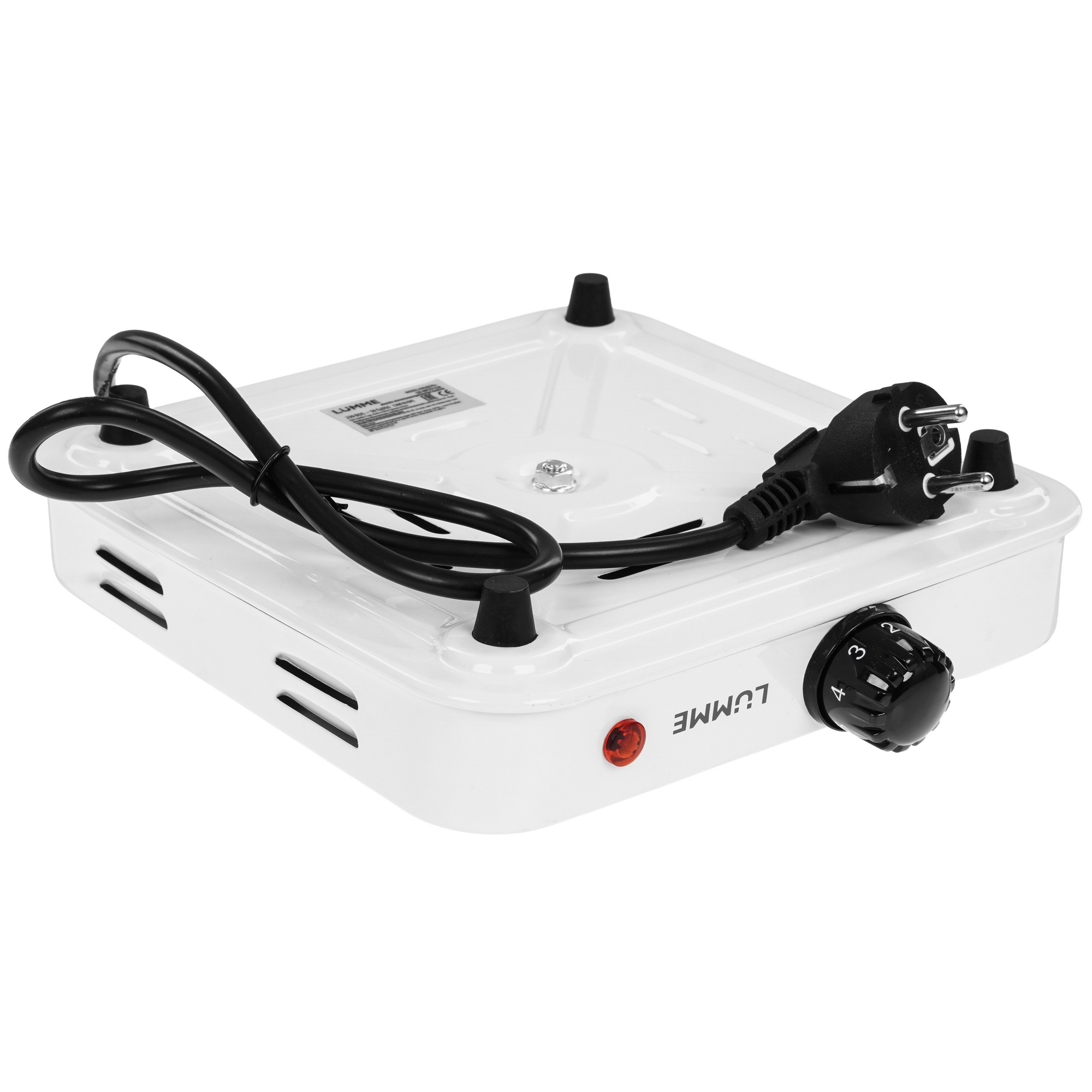 9177359 Плита компактная электрическая LUMME LU-HP3715A белый STDN-0119571 - Вид №4