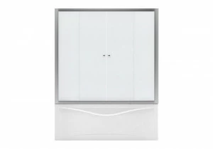 Шторка для ванны Aquanet AQ5 150, узорчатое стекло
