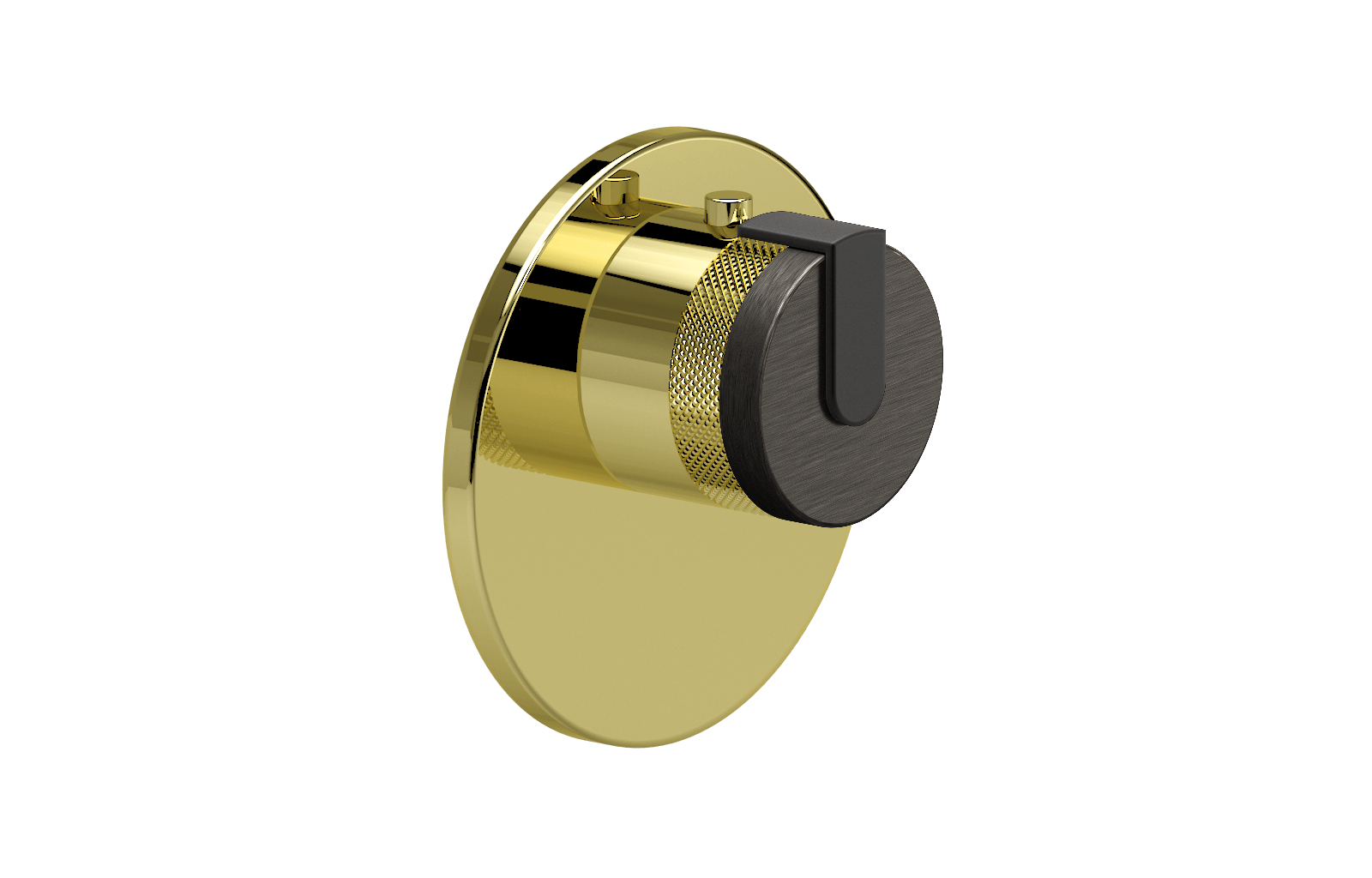 E-8027-R1BOXE-L1MBK-PB-T Термостатический переключатель 3/4-Внешняя часть GRAFF MOD+