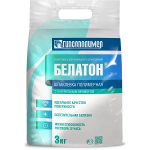 Шпаклёвка полимерная финишная Гипсополимер Белатон 3 кг