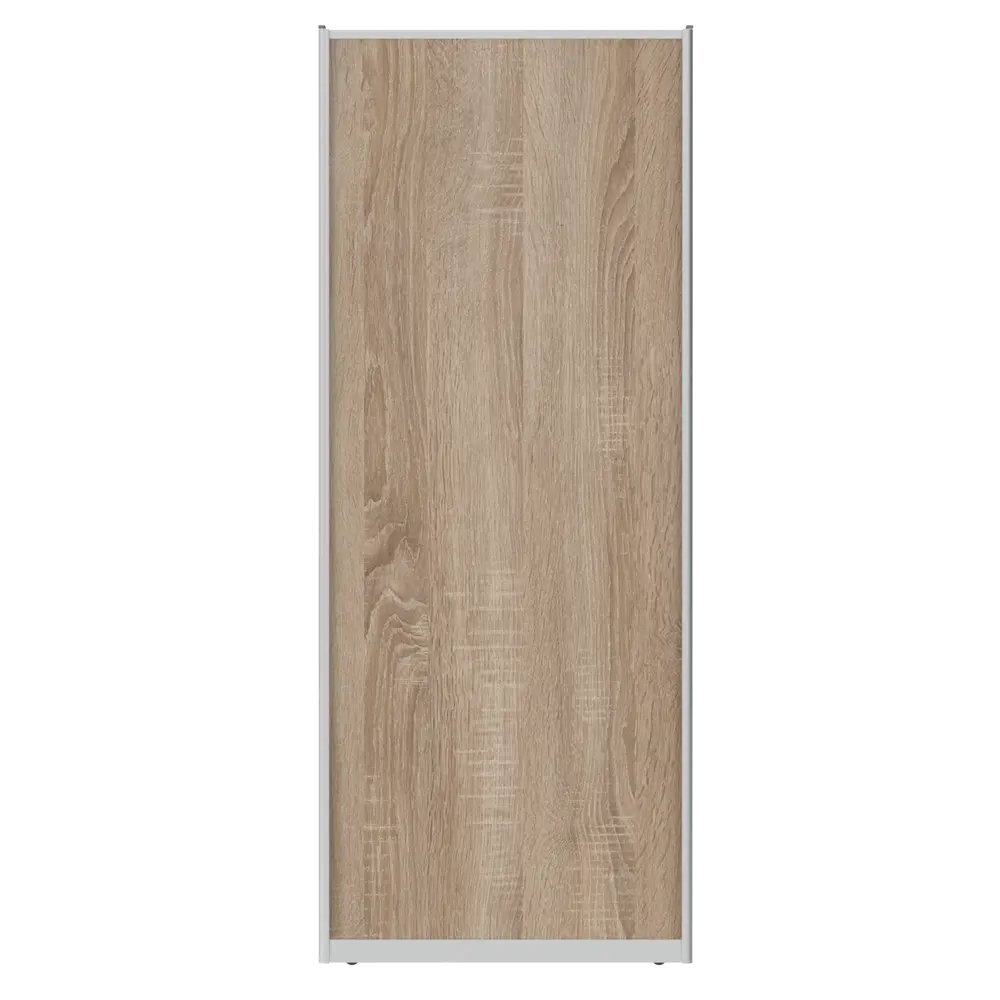 Дверь-купе KONSENSA 225.5x90.4 см МДФ цвет дуб сонома профиль матовое серебро STLM-2114119 - Вид №1