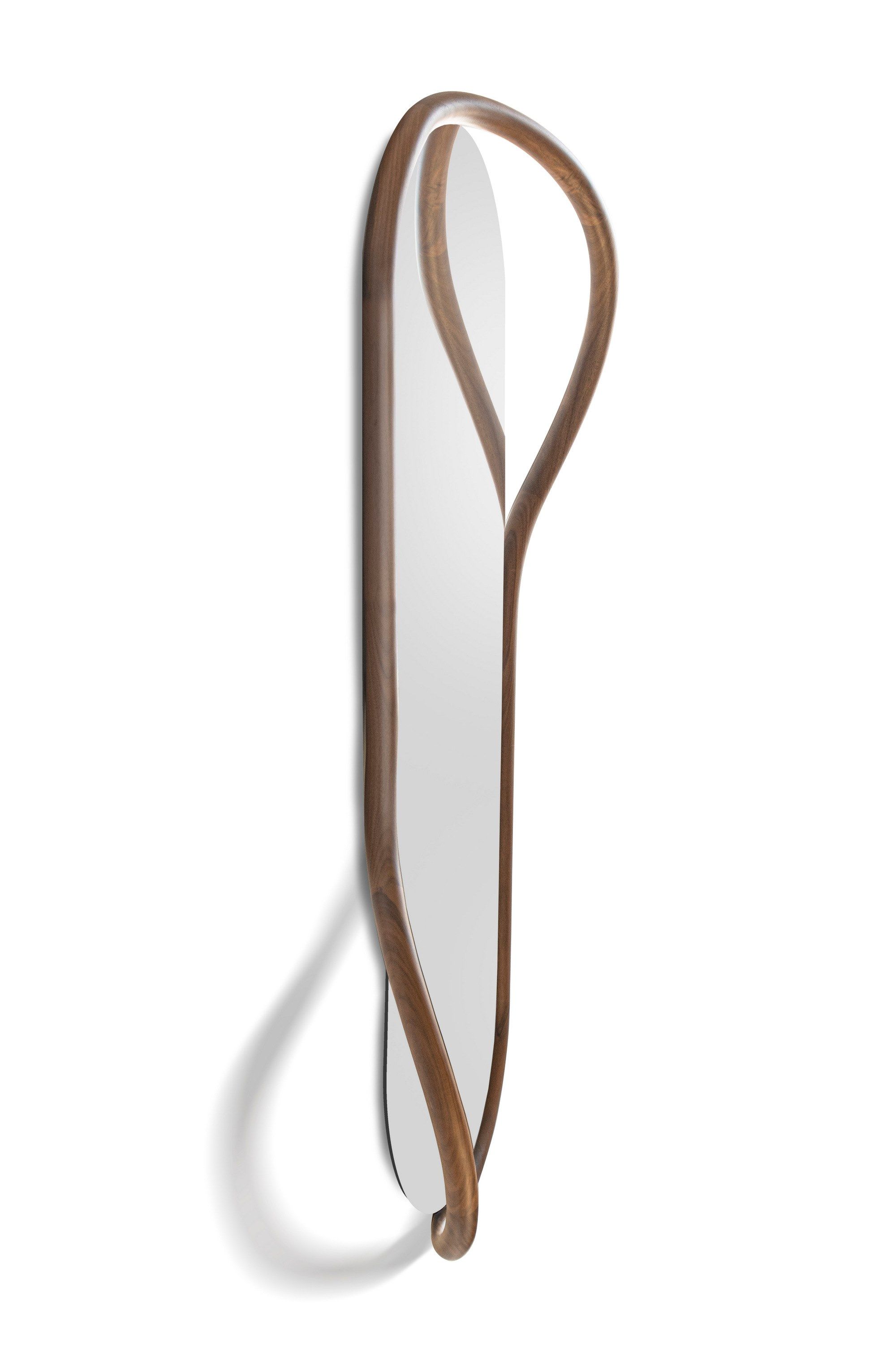 Овальное зеркало грецкого ореха с рамкой NOMON Unut ARCH-00083662 - Вид №1