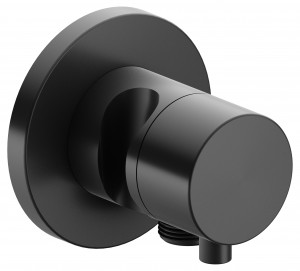 59557131201 Встраиваемый запорный вентиль с переключателем на 2 потребителя, выводом для шланга и держателем лейки DN 15 KEUCO IXMO