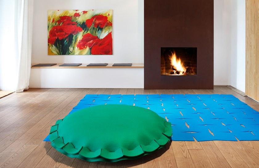 HEY-SIGN Круглая подушка из шерстяного фетра от пола Pai sun-id-1461802 - Вид №7