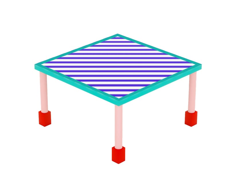 Квадратный стол из МДФ Seletti Superfurniture ARCH-00151583