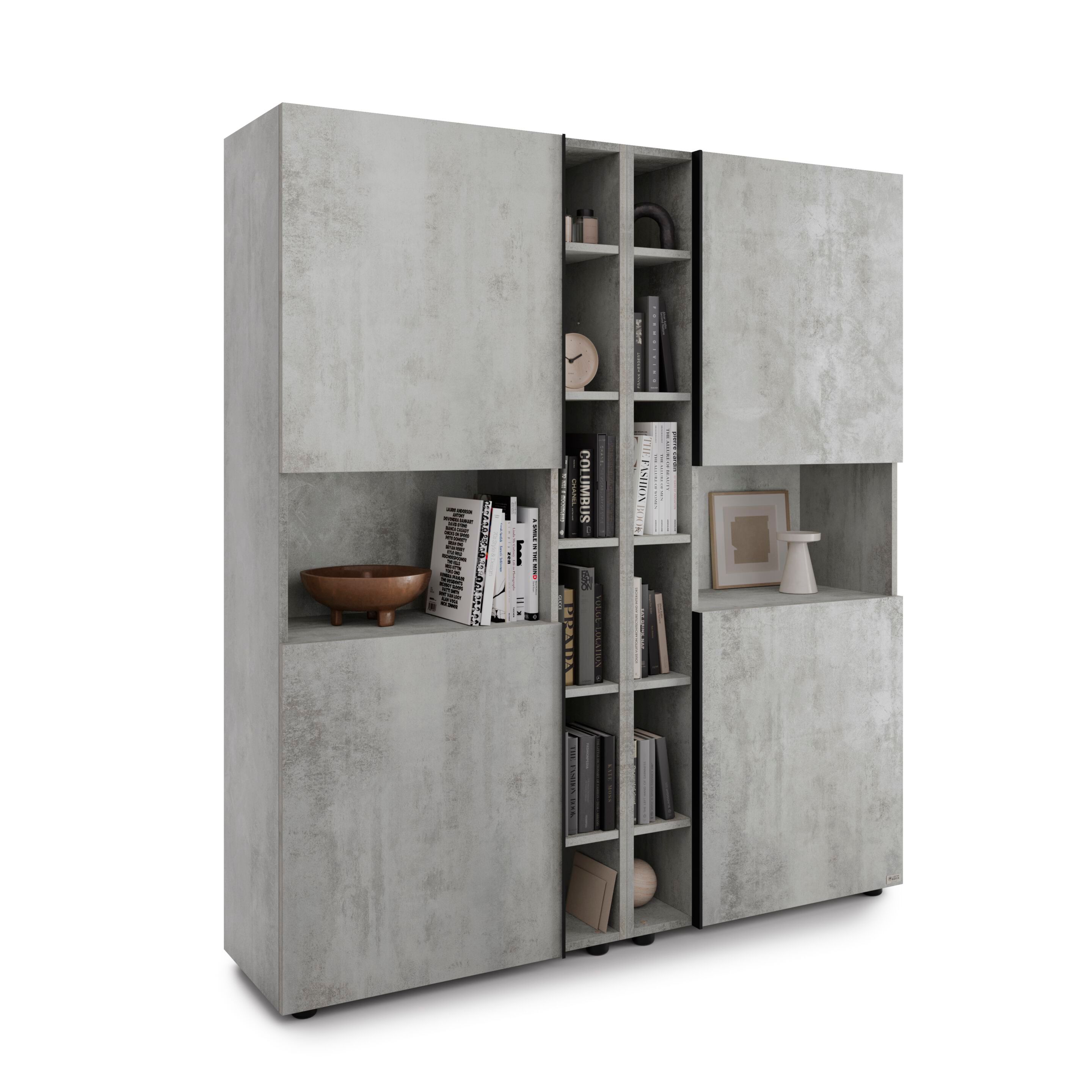 Настенный книжный шкаф из меламинированного материала Mobili Fiver ROMINA ARCH-00138664 - Вид №51
