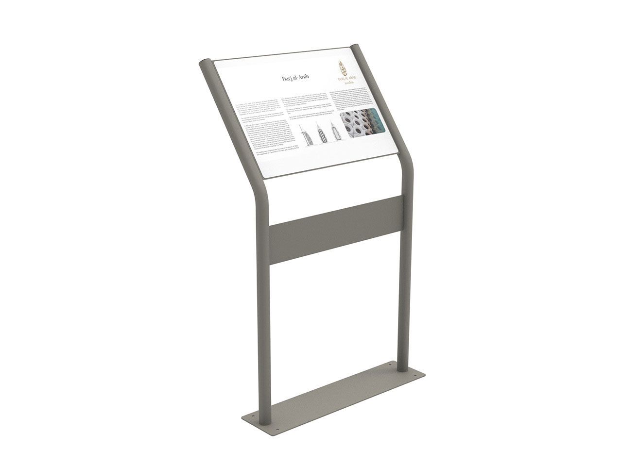 Оцинкованная сталь общественное пространство пюпитр Lazzari FERRARA ARCH-00132169 - Вид №3