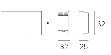 Экструдированная алюминиевая система освещения трека Letroh узел ARCH-00141698 - Вид №12
