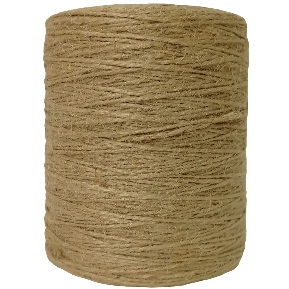 Сибшнур Джутовый шпагат 2 мм бежевый 500 м для упаковки и декора 83654211 STLM-0043123 - Вид №1