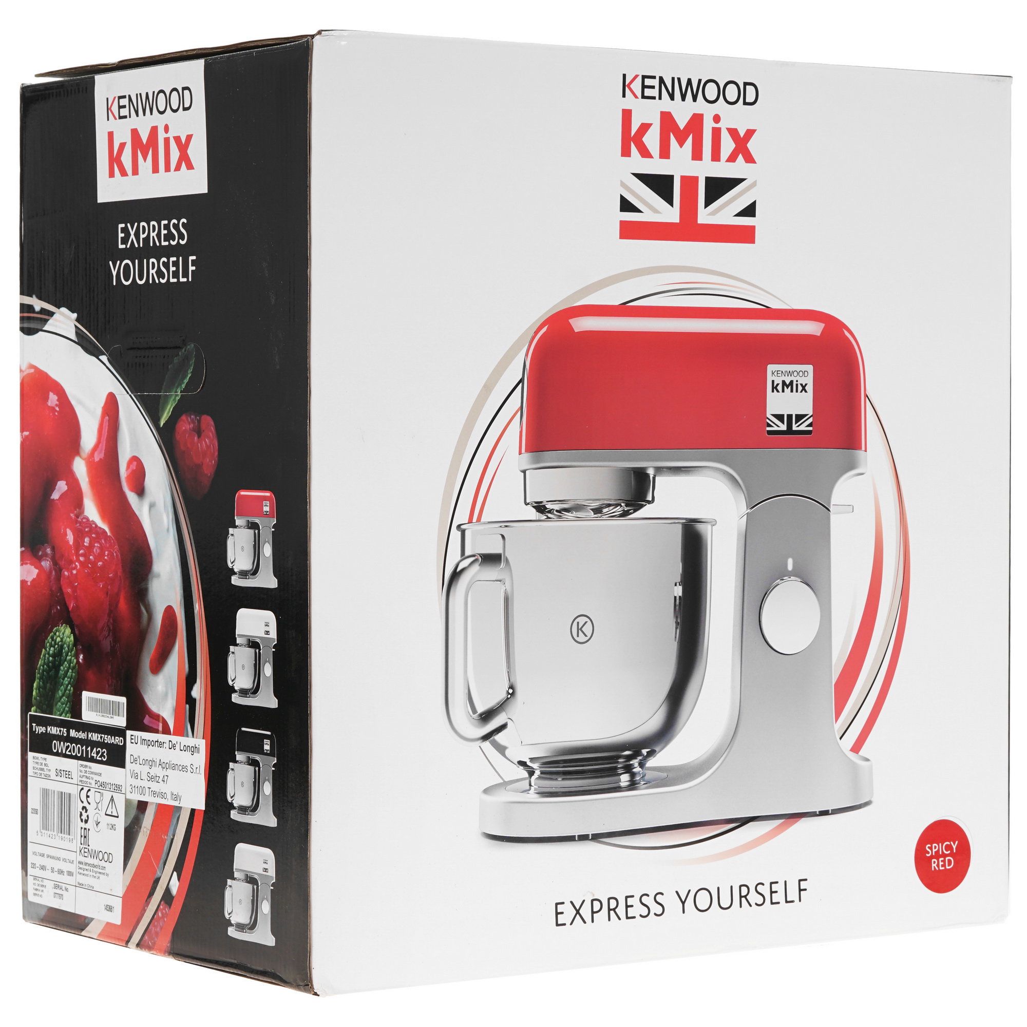 1278652 Миксер Kenwood kMix KMX750RD красный STDN-0065061 - Вид №8